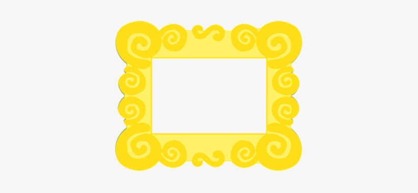 Blues Clues Yellow Swirl Frame - Swirl Frame, transparent png #3765187
