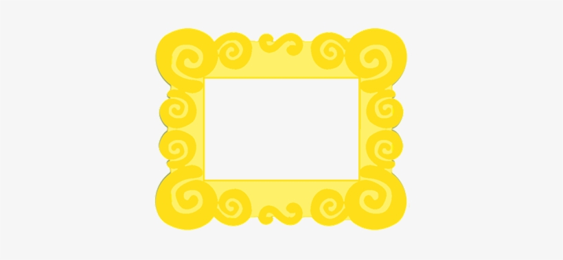Blues Clues Yellow Swirl Frame - Swirl Frame, transparent png #3765187