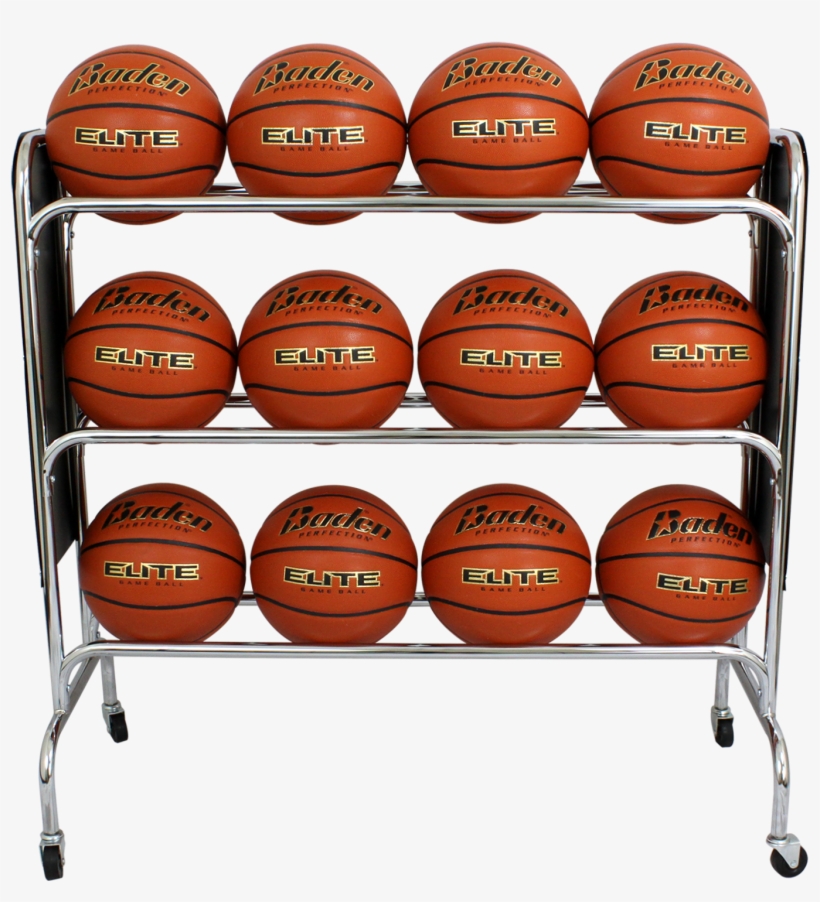 Basketball Rack - Basketballs On A Rack, transparent png #3765349