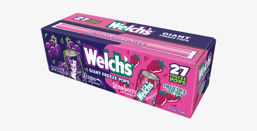Welch's Soda Pop - Welch's Freezies, transparent png #3765407