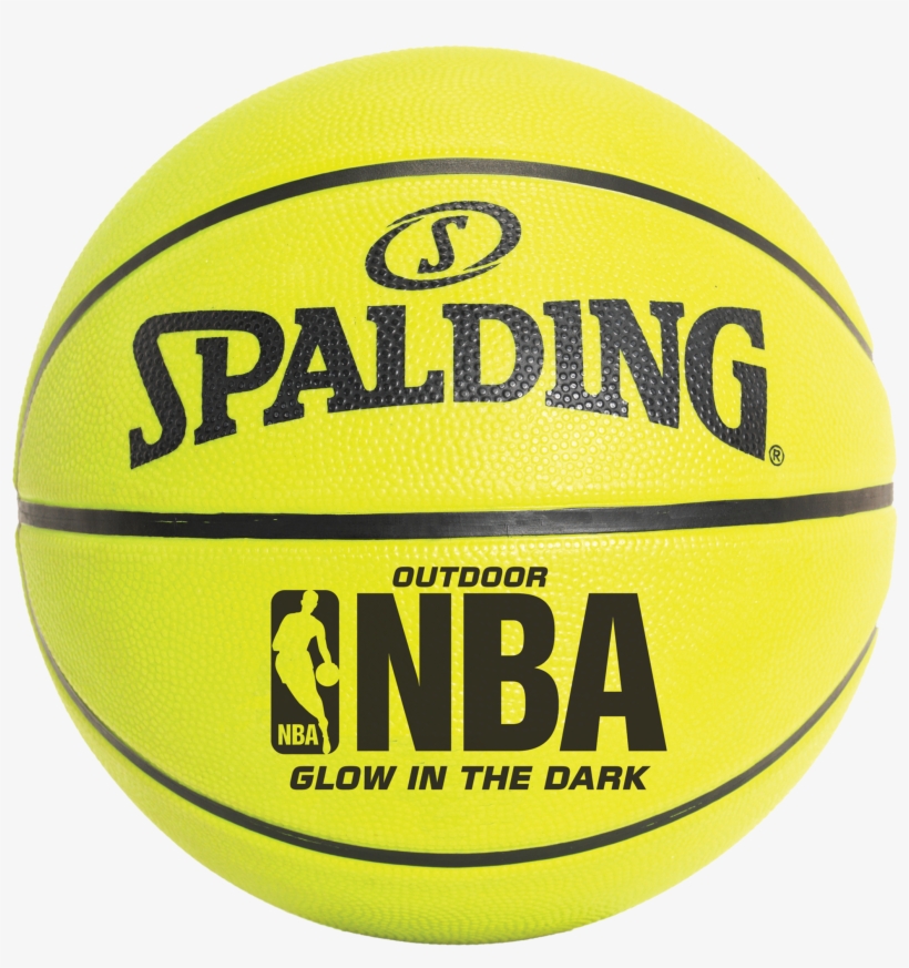 Glow In The Dark Basketball - Spalding Nba Glow-in-the-dark Outdoor Basketball (28.5, transparent png #3765757