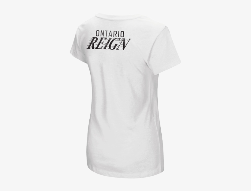 Ontario Reign Women's Primary Logo Hurdle V-neck - Ontario Reign, transparent png #3765884