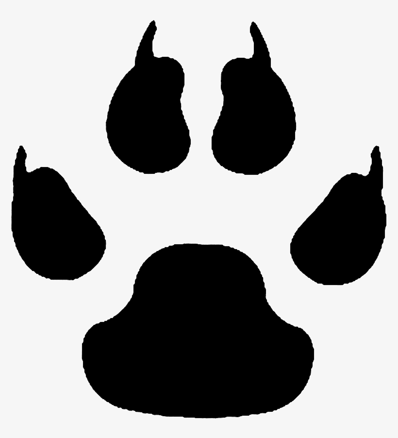 Paw Emblem Bo - Wolf Paw Clip Art, transparent png #3765962