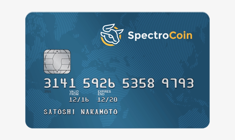 Spectrocoin Visa Debit Card - Btc Credit Card, transparent png #3766055