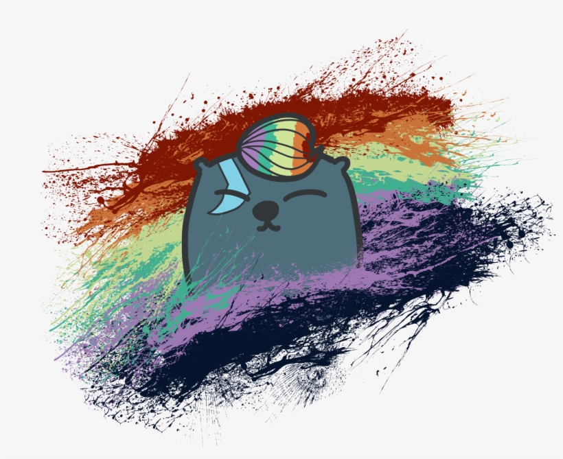 Rainbow Splash Oneironott - Computer, transparent png #3766599