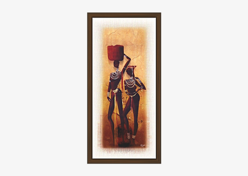 African Couple - Reprint On Card Paper, transparent png #3766704