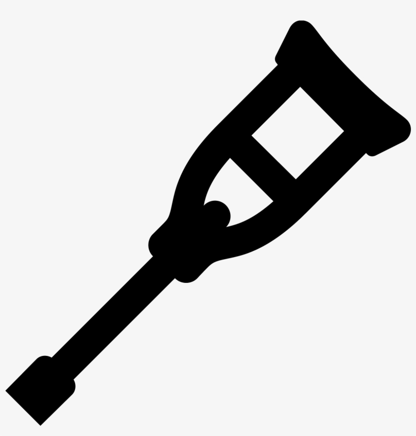 A Crutch Much Like The One You'd Expect - Crutch Icon, transparent png #3766888