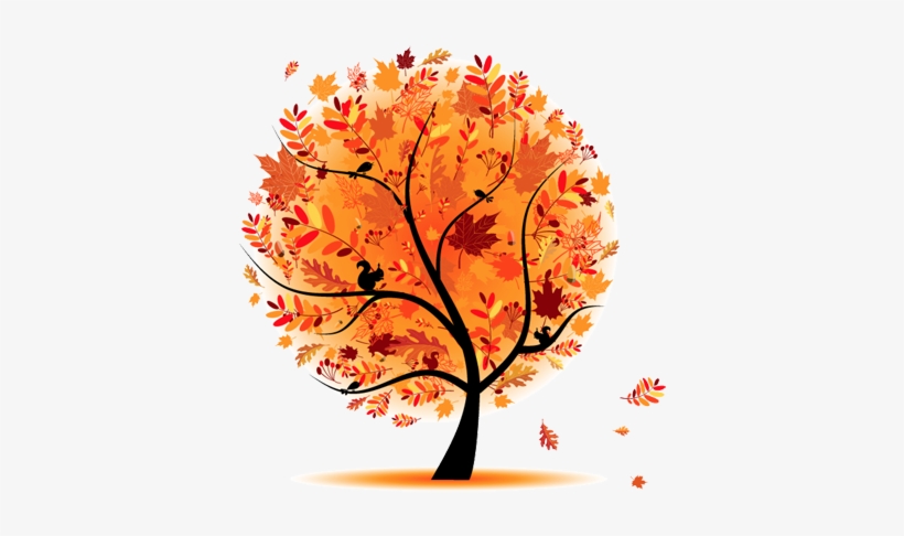 Fall Is Here Bringing With It Shorter, Cooler Days - Cartoon Autumn Tree, transparent png #3767467