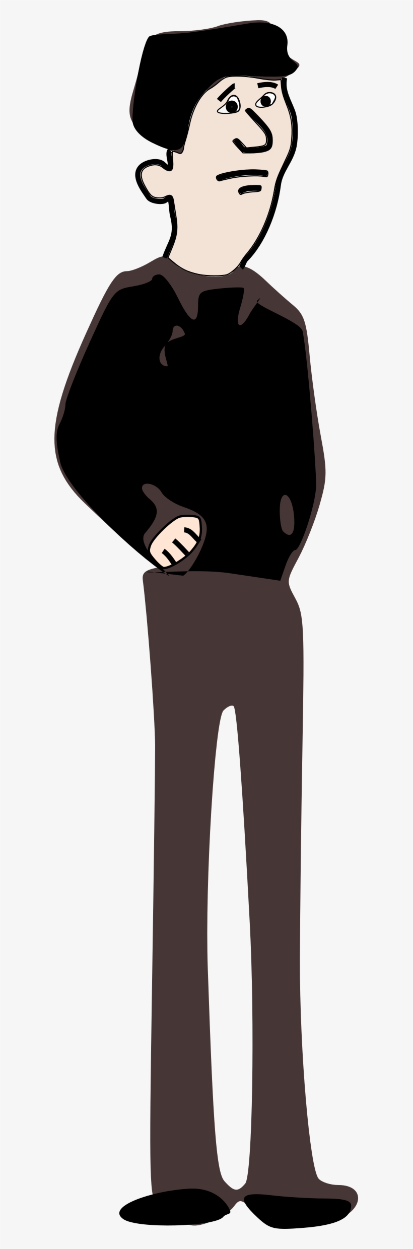 This Free Icons Png Design Of Boy Standing, transparent png #3768046