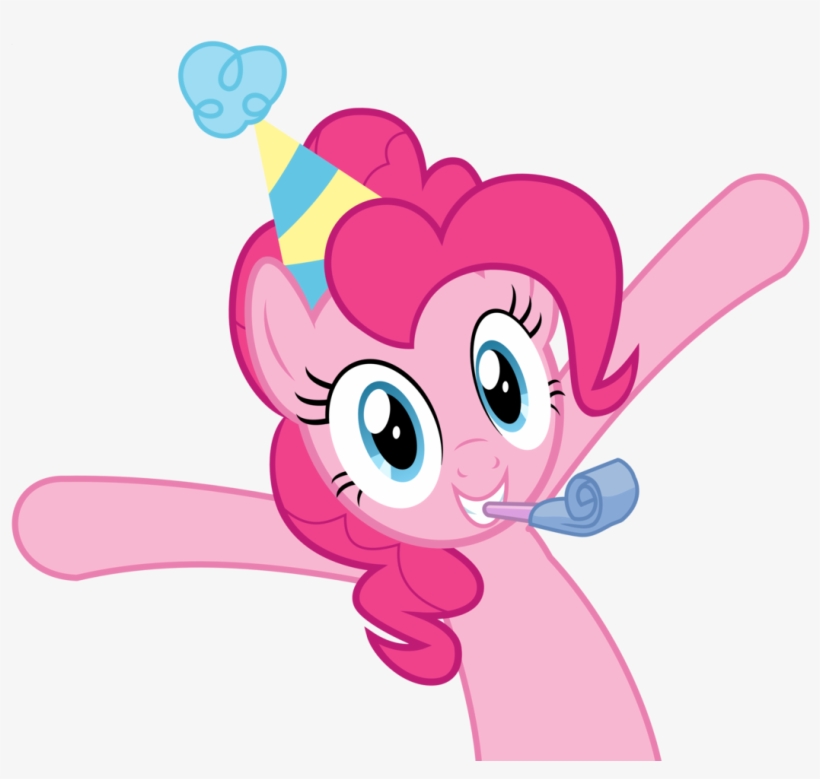 Takua770, Hat, Party Hat, Pinkie Pie, Safe, Simple - My Little Pony Pinkie Pie, transparent png #3768049