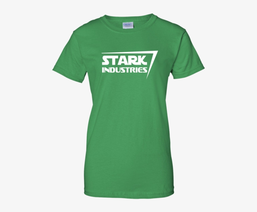 Stark Industries T Shirt G200l Gildan Ladies' 100% - Green Teddy Halloween Women T-shirt - Irish Green -, transparent png #3768492