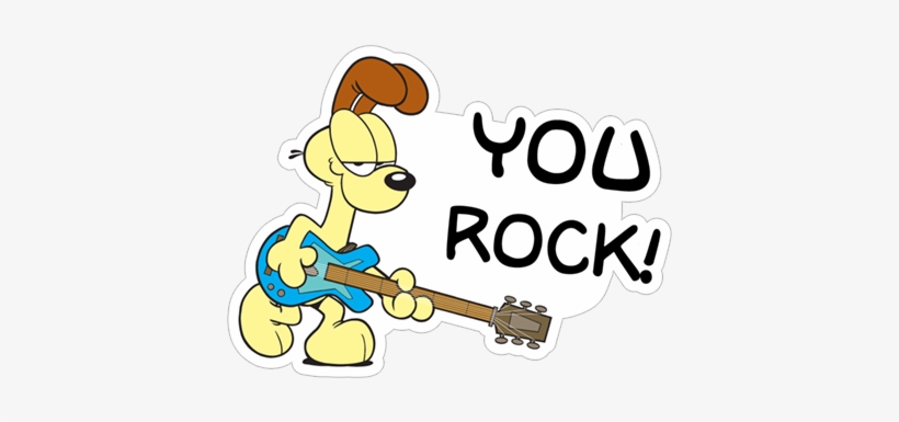 Viber Sticker «odie Unleashed» - Garfield, transparent png #3768683
