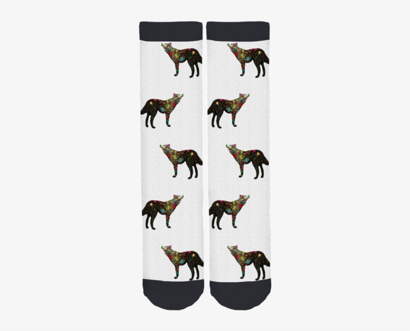 Banner The Super Dog Crew Socks - Sock, transparent png #3768847