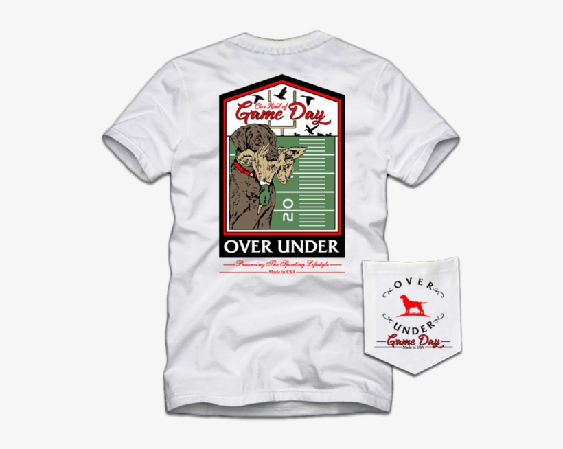 S/s Our Kind Of Gameday Red & Black - Over Under, transparent png #3769078