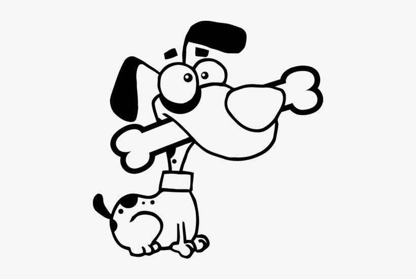 Perro Con Hueso - Dog With Bone Clipart, transparent png #3769655