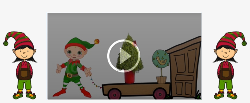 Video-hoder - Christmas Elf Big Head Suit Youth Long Sleeve Shirt, transparent png #3769979