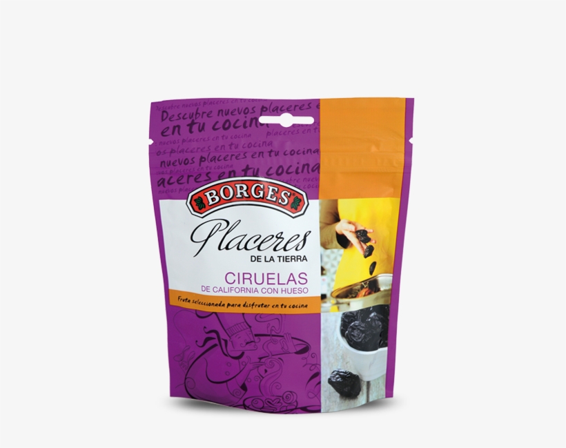 Bolsa De Ciruelas Con Hueso En Tu Cocina Borges - Brochure, transparent png #3770209