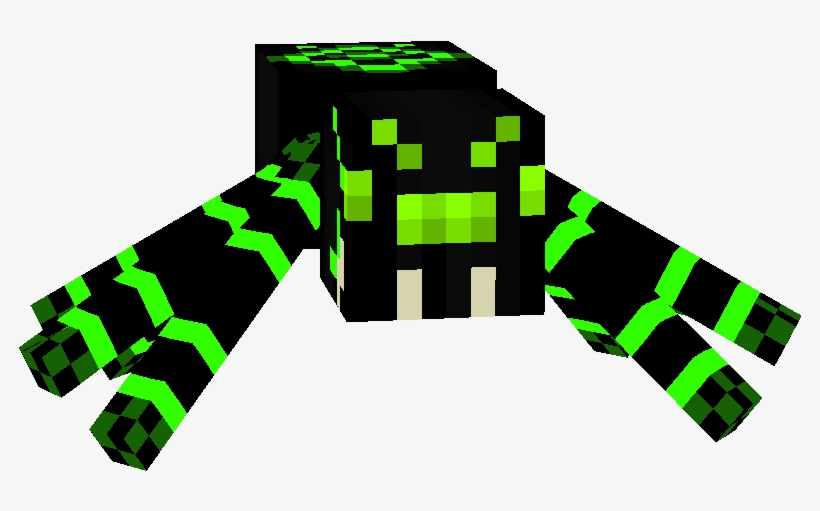 Papercraft Minecraft Mutant Spider Download - Mutant Spider In Minecraft, transparent png #3770455