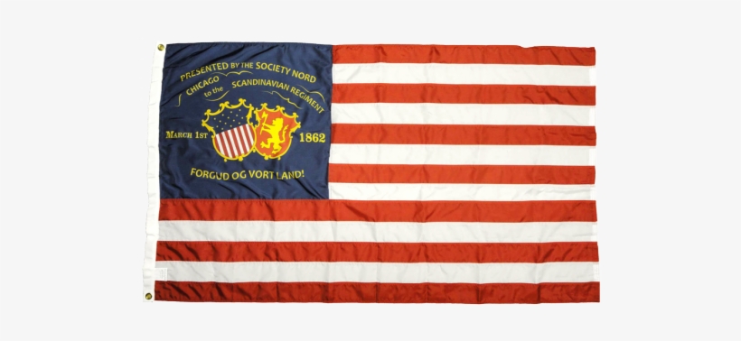 15th Wi Infantry Regiment Norwegian Flag - Regiment, transparent png #3770749