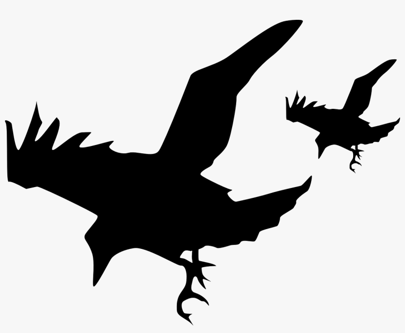 Raven Silhouette Png, transparent png #3770890