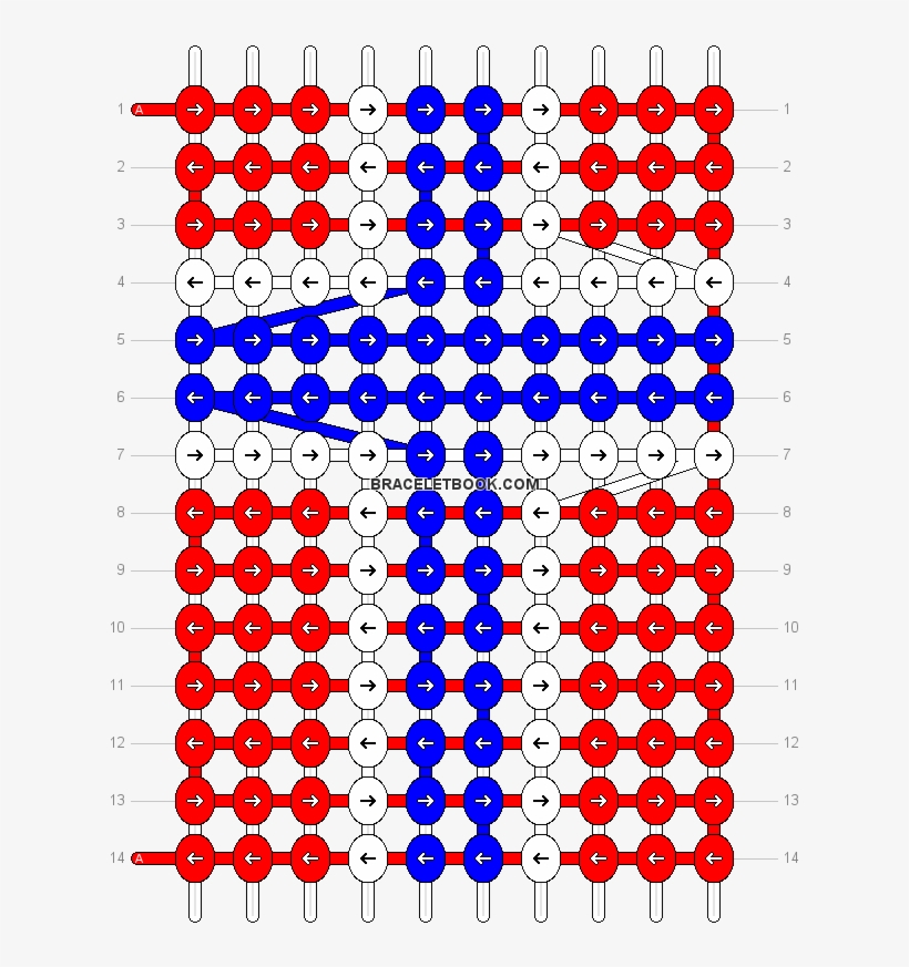 Download Preview - Norwegian Flag Friendship Bracelet, transparent png #3771011