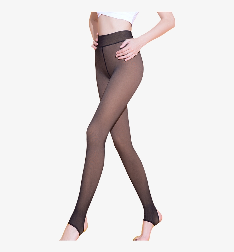 Hengyuanxiang Plus Velvet Leggings Women Wear Autumn - Tights, transparent png #3771037
