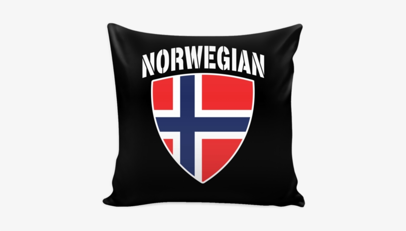 Norwegian Pride Pillow Cover - Stencils Prints On Pillow Cover, transparent png #3771060