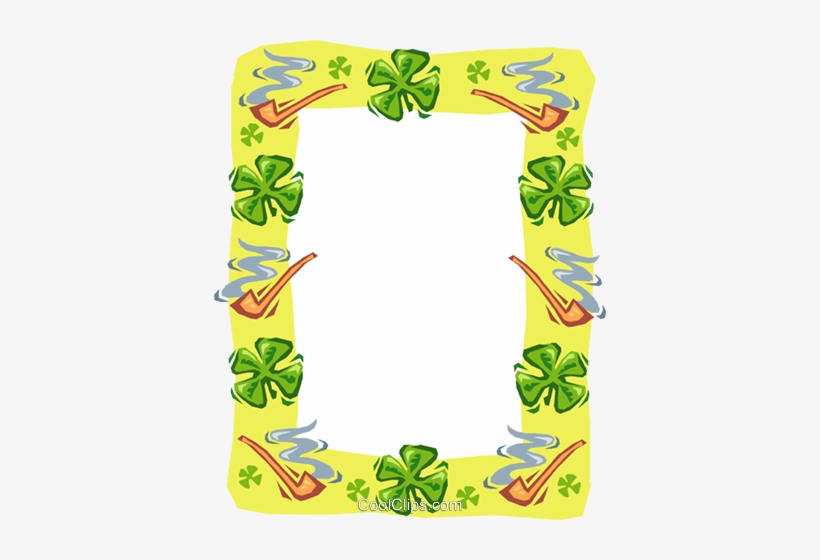 Patricks Day Vector Clipart Of A Border, transparent png #3771714