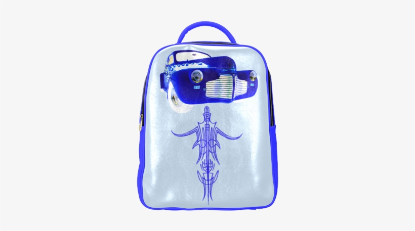 1941 Master Deluxe Blue With White Flame Popular Backpack - Bag, transparent png #3771961