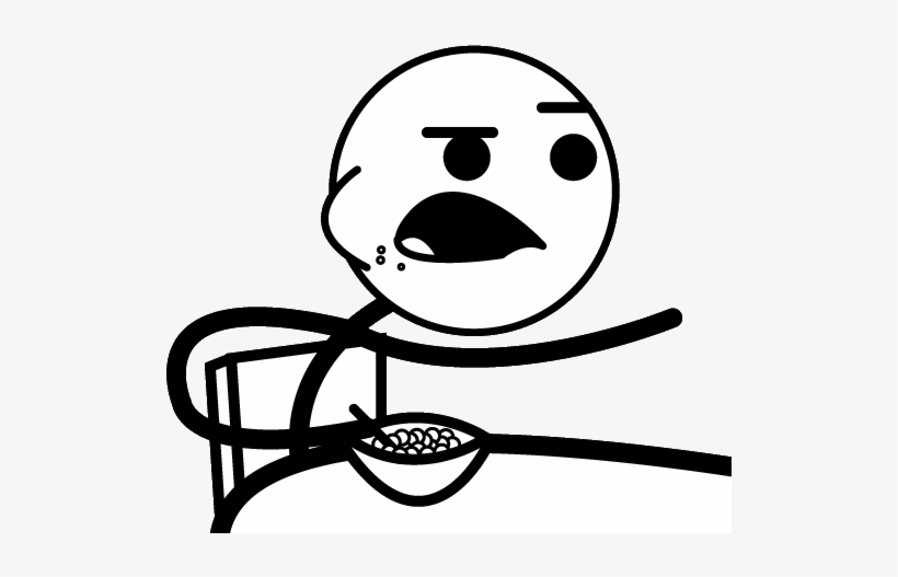 Cereal Guy - Meme Faces Cereal Guy, transparent png #3772274