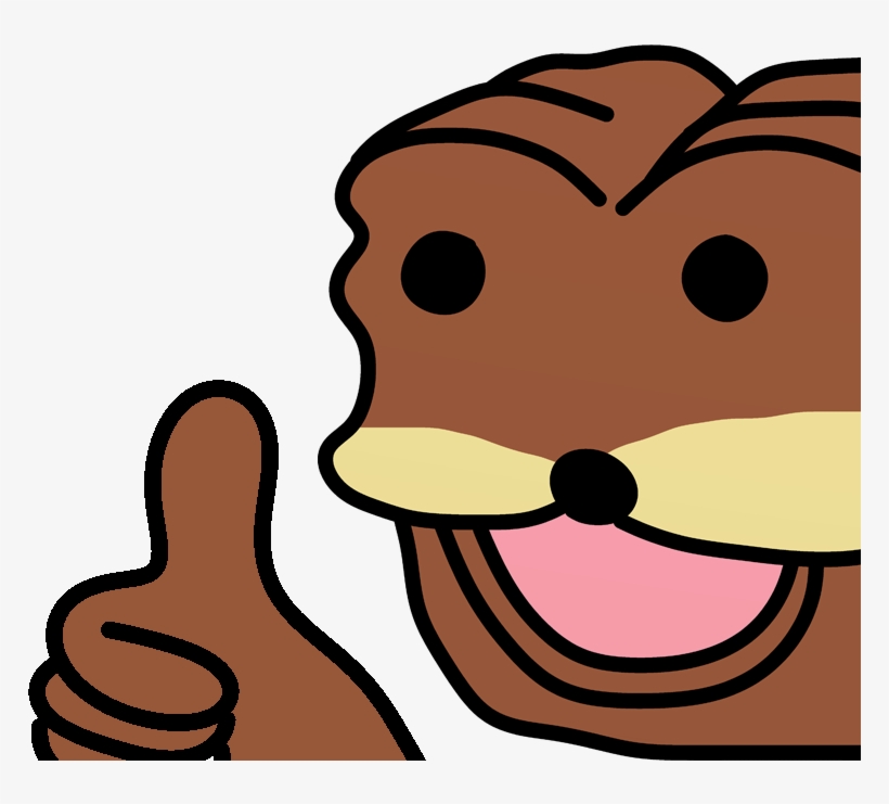 6283920 - Spurdo Sparde Thumbs Up, transparent png #3772302