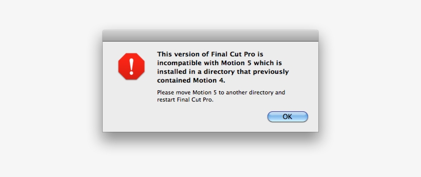 This Version Of Final Cut Pro Is Incompatible With - Final Cut Pro, transparent png #3772764