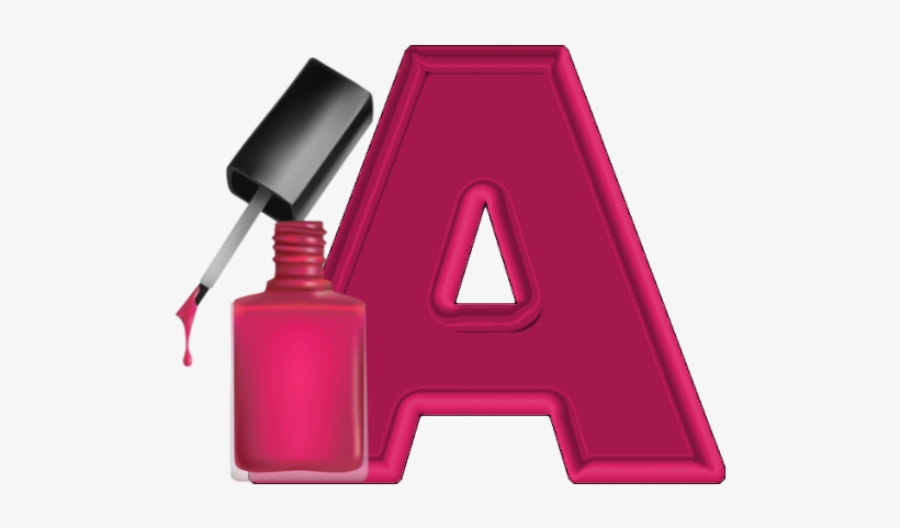 Esmalte De Unha Rosa Choque Alfabeto Png, Pink Hot - Beautiful Hand, transparent png #3773291