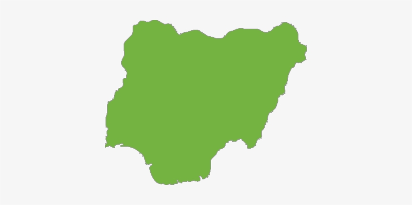 Kaart Nigeria - Transparent Nigerian Map Png, transparent png #3773767