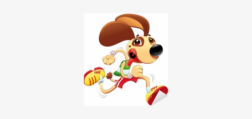 Funny Dog Is Running - Dog, transparent png #3773917