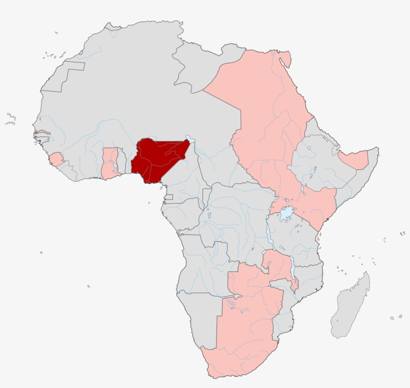 Open - Map Of Africa, transparent png #3773964