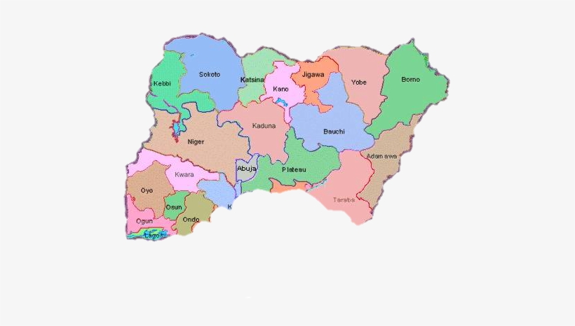 Com/the Map Of Nigeria Would Look Funny If Biafra Secedes - Map Of Com Nigeria, transparent png #3774449