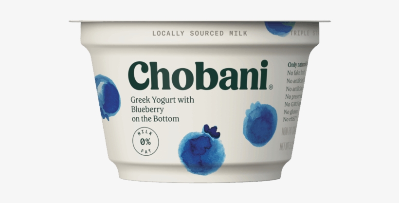 Get $0 - Blueberry Chobani Yogurt Calories, transparent png #3774488