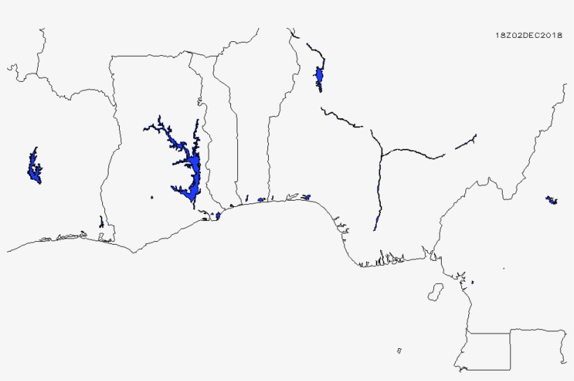 Nigeria Large 1 Overlay - Map Of Ghana, transparent png #3774536