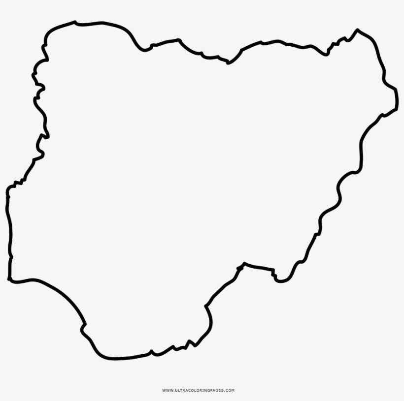 Nigeria Coloring Page - Drawing, transparent png #3774938