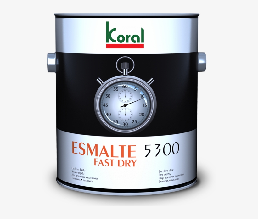 Esmalte 501 05300 - Pinturas Koral, transparent png #3774981