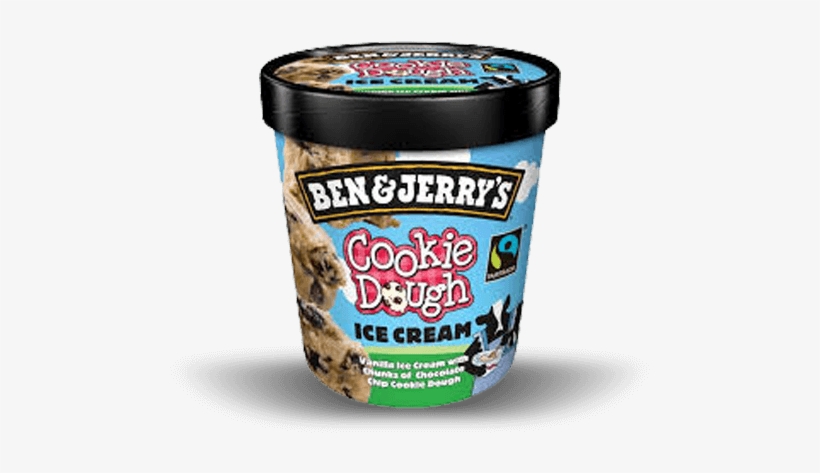 Cookie Dough Ben & Jerry S 150ml - Ben And Jerrys Cookie Dough Ice Cream, transparent png #3775217