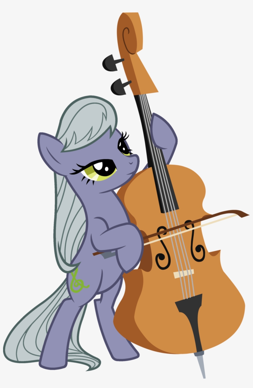 Blah23z, Bow , Cello, Cello Bow, Limestone Pie, Octavia - Octavia Pony, transparent png #3775243