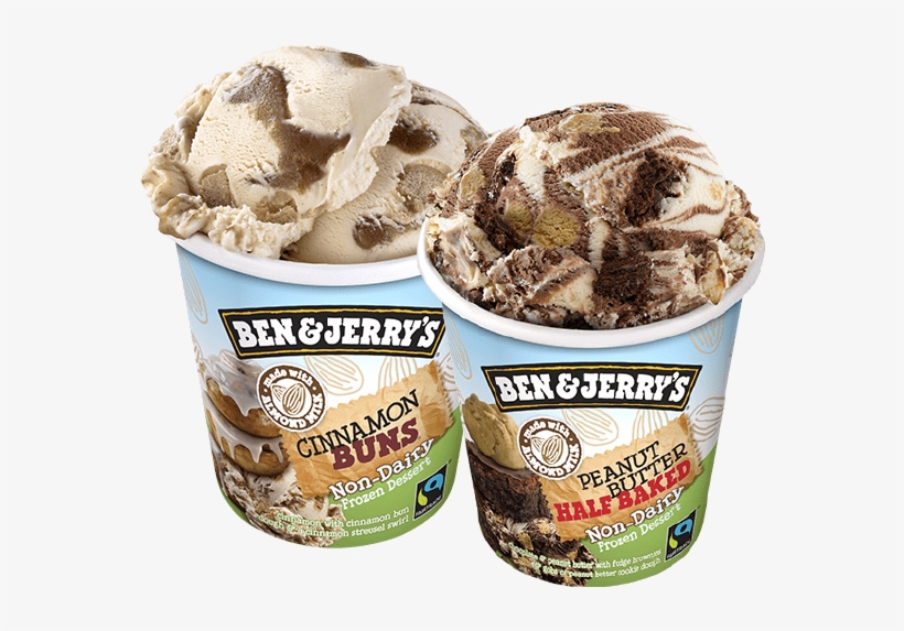New Non-dairy Pints - Ben And Jerry's Non Dairy Cinnamon Bun, transparent png #3775246