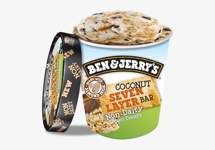 Coconut Seven Layer Bar Non-dairy Frozen Dessert, Pint - Ben & Jerry's Cherry Garcia Non Dairy, transparent png #3775803