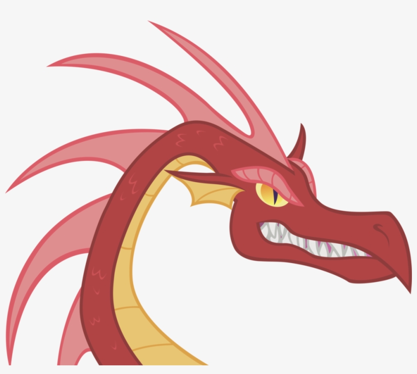 Mlp Vector - Red Dragon My Little Pony, transparent png #3775853