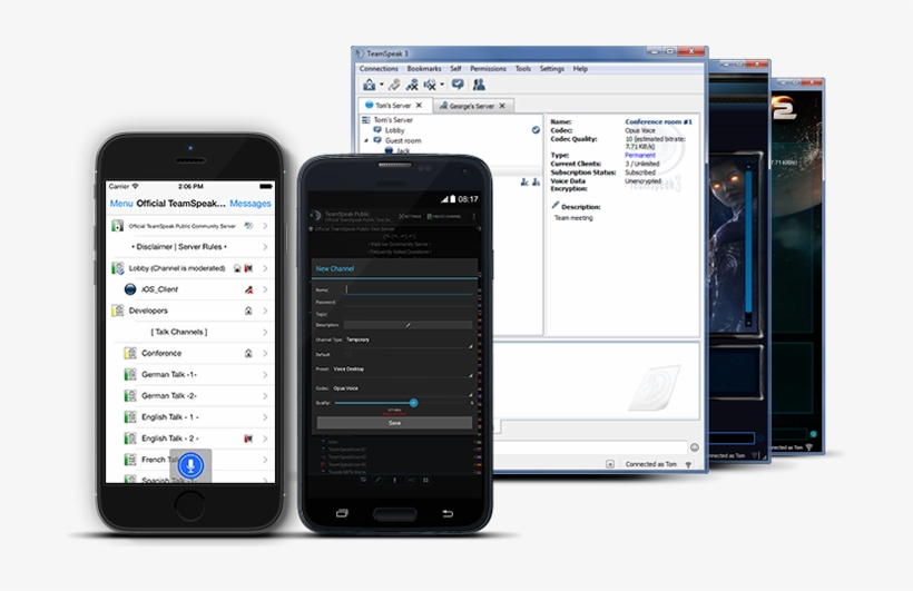 Teamspeak 3 Offers The Ideal Tool For Online Gaming, - Teamspeak, transparent png #3775966