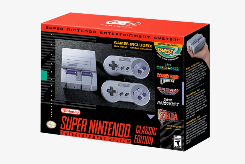 Super Nes Classic Edition - Nintendo Super Nes Classic Edition, transparent png #3776200