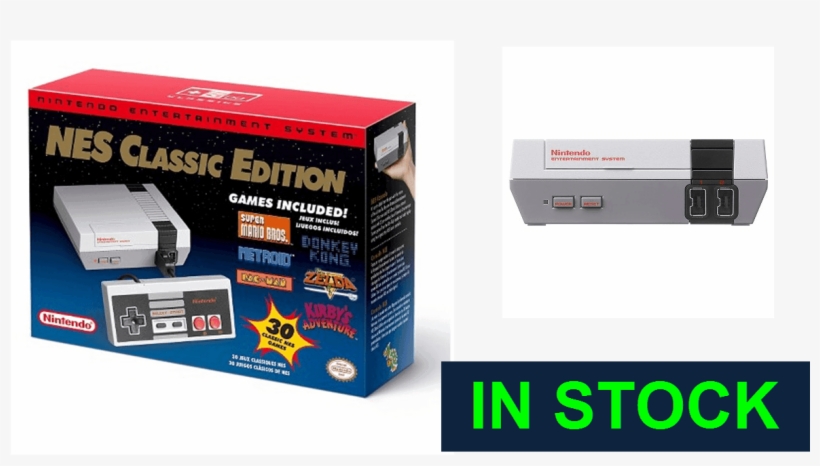 Target Has Started Getting The Nes Classic In Stock - Nes Classic Edition, transparent png #3776278