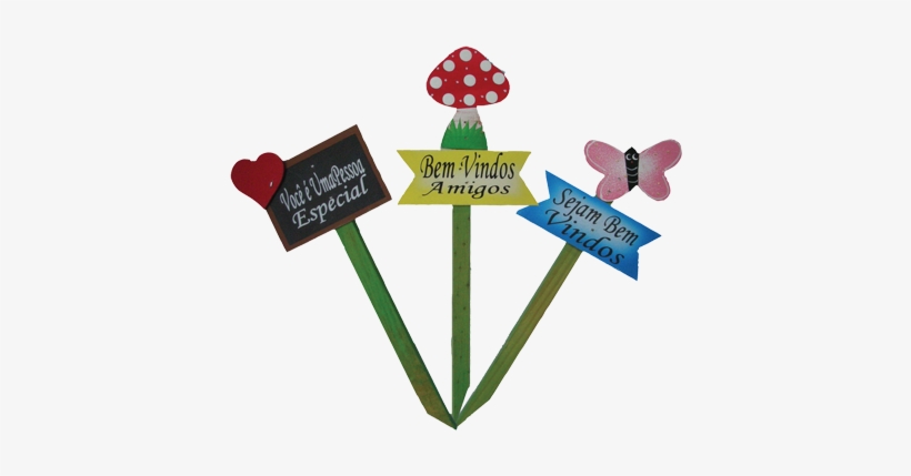 Produtos Placa Decorativa Mini West - Placas Decorativas De Jardim, transparent png #3776510
